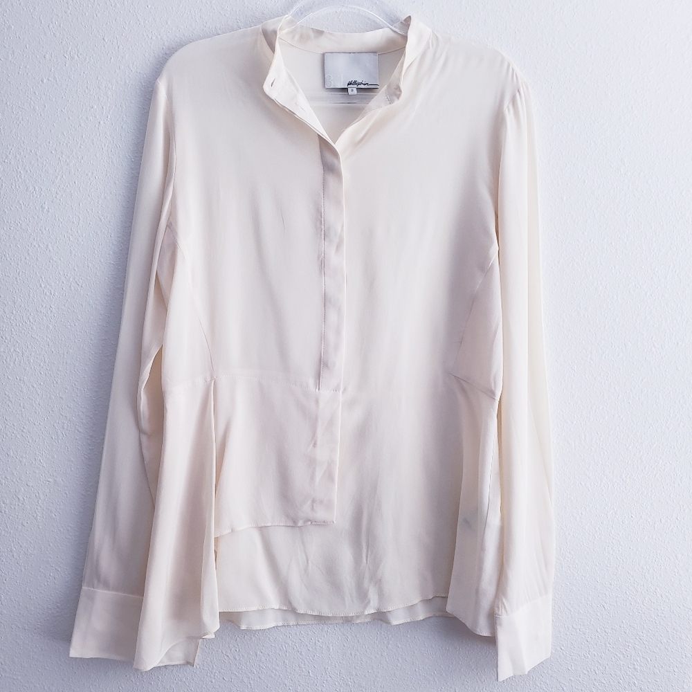 3.1 Phillip Lam Button Down Long Sleeve Blouse